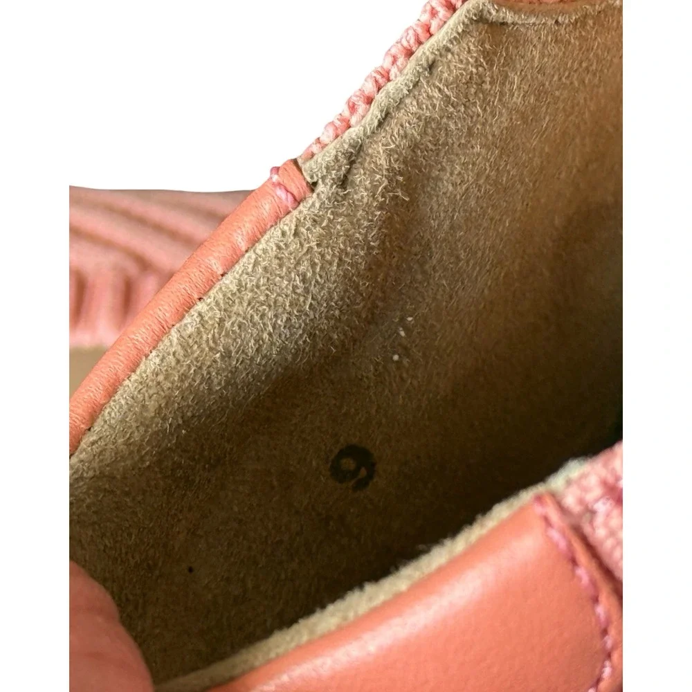 Everlane The Day Glove ReKnit Ballet Flats Pink Coral Knit Shoes Womens 9